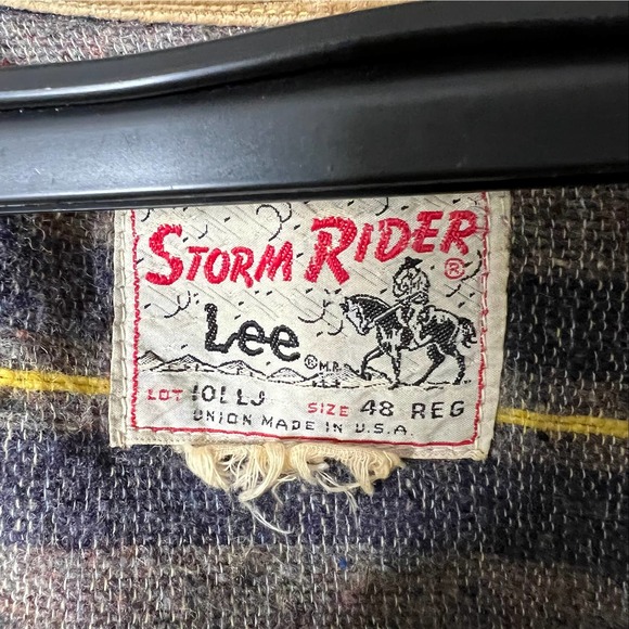 SOLD VTG Storm Rider Lee Denim Jacket USA 48 - Picture 4 of 4